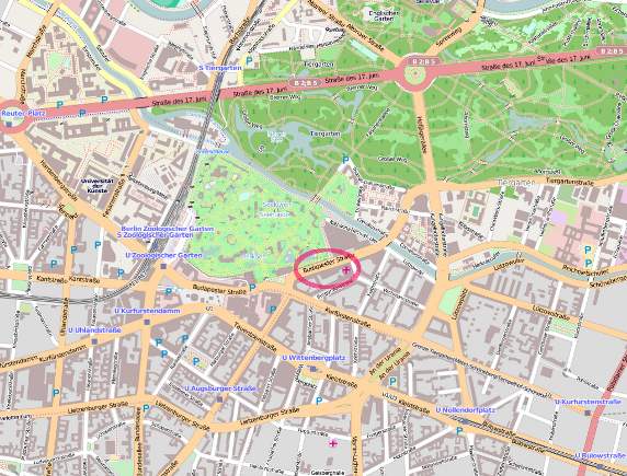 Anfahrtskarte (Quelle: http://openstreetmap.org CC-BY-SA)