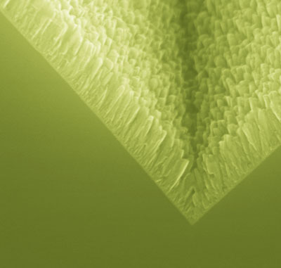 Nanokristallines AIN für dreidimensionales,membranbasiertes Mikrostrukturen, Copyright:TU Ilmenau